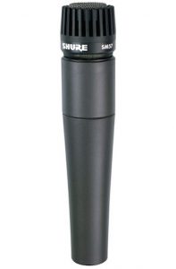 Shure SM57 microphone Lis uses the Shure SM57 for its treble range.